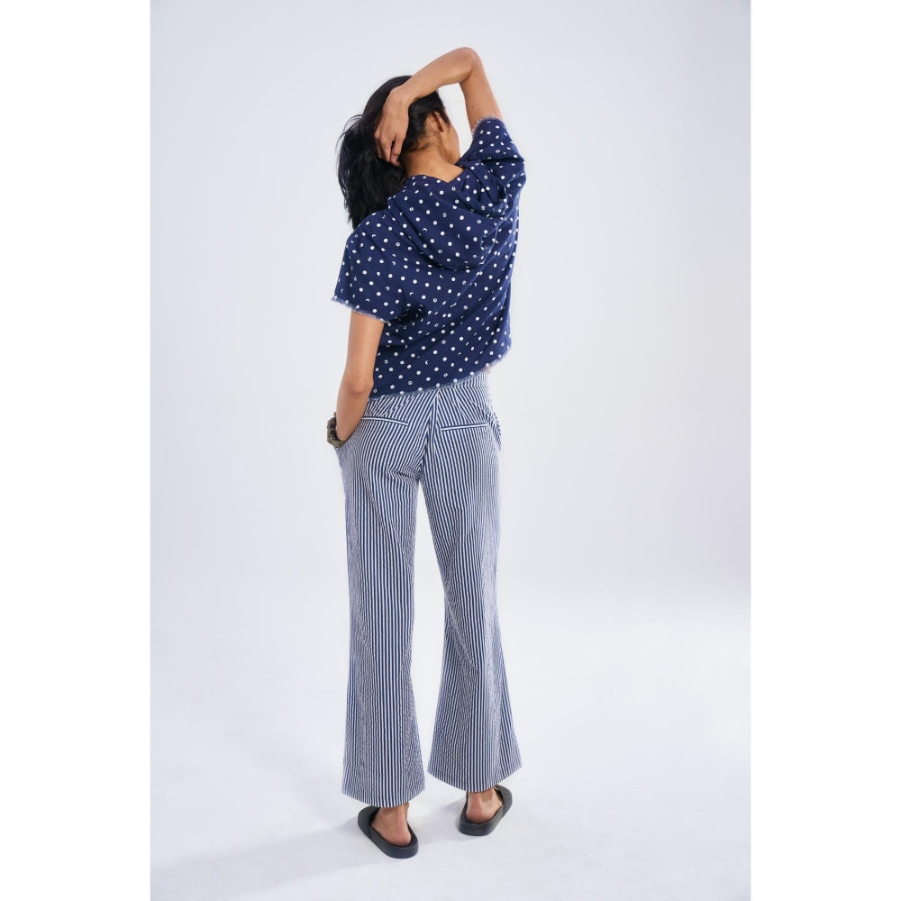 TERRA LUNA Blue Stripes Nova Pant