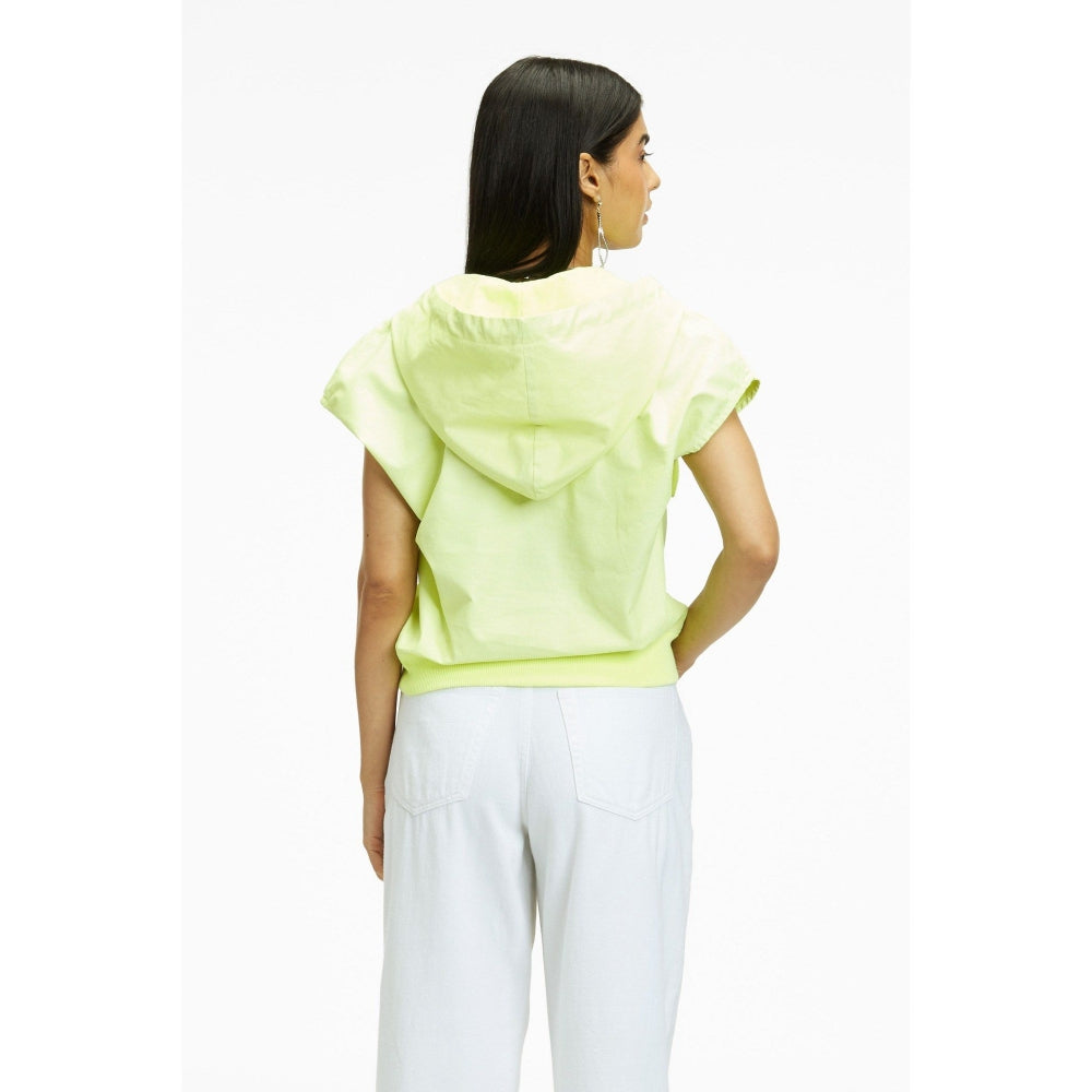 TERRA LUNA Riobo Green Solid Hoodie