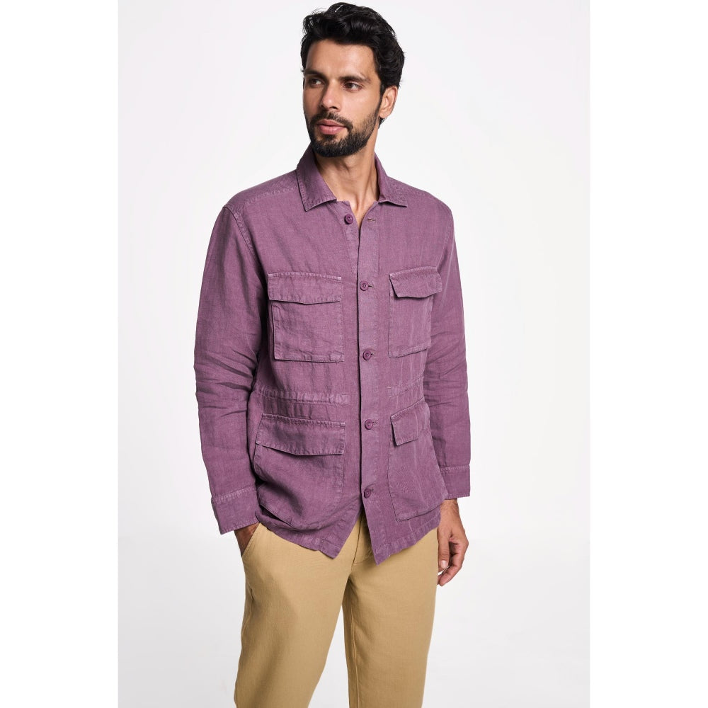 TERRA LUNA Felis The Traveller Shacket Purple