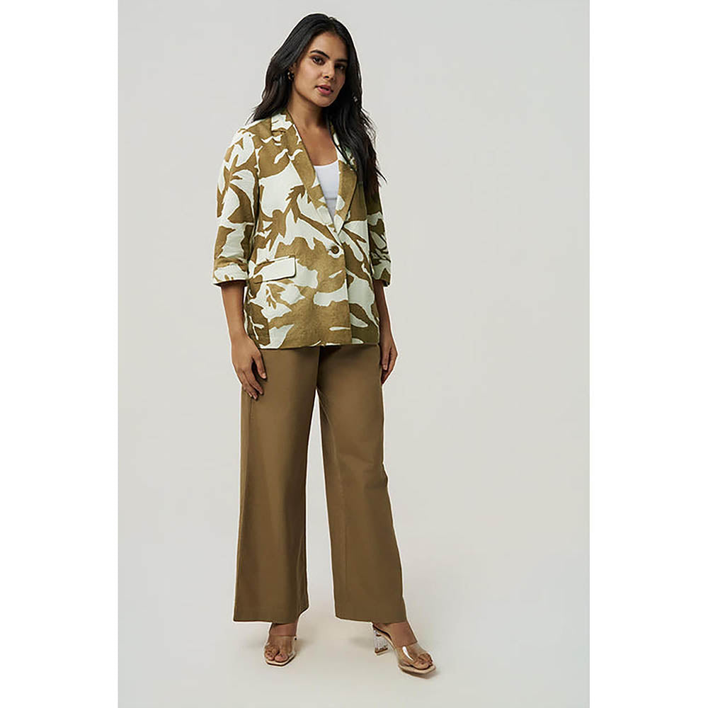 TERRA LUNA Sasha Khadi Multi-Colour Blazer