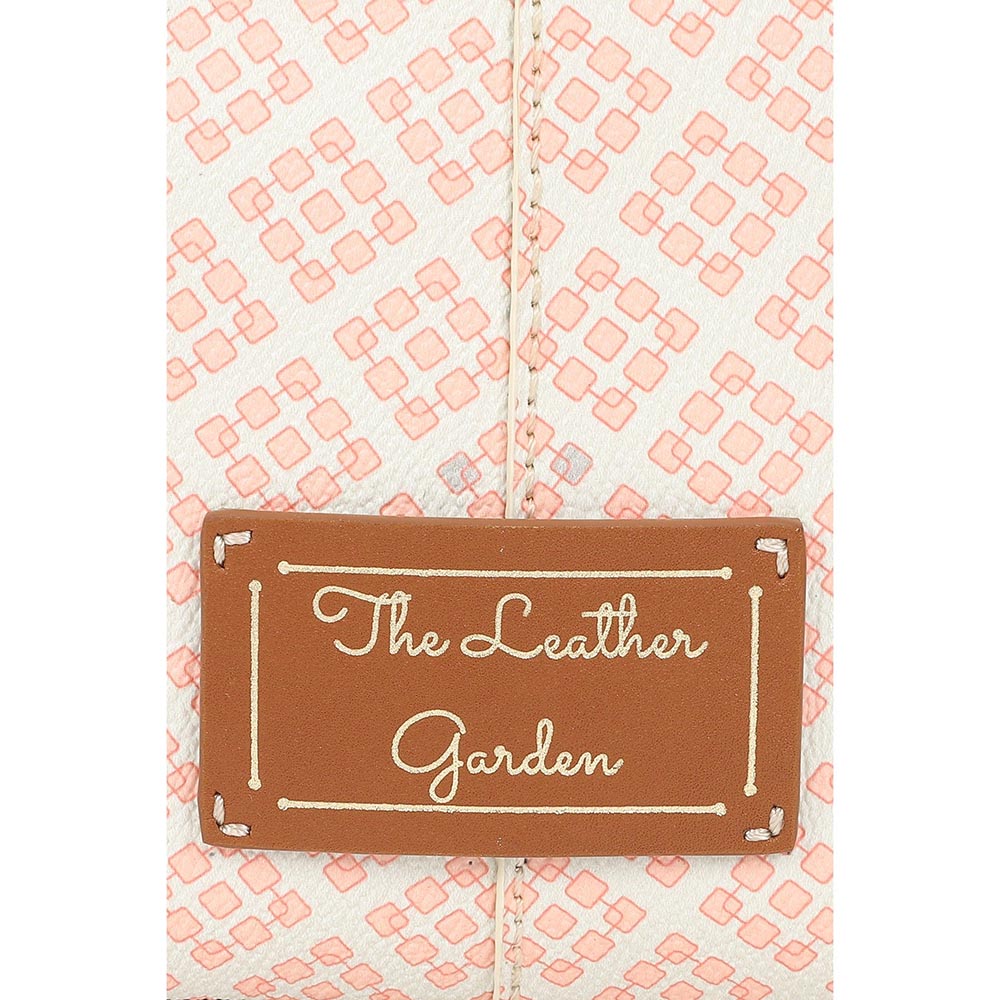 The Leather Garden Womens Florida Bucket Bag Salmon