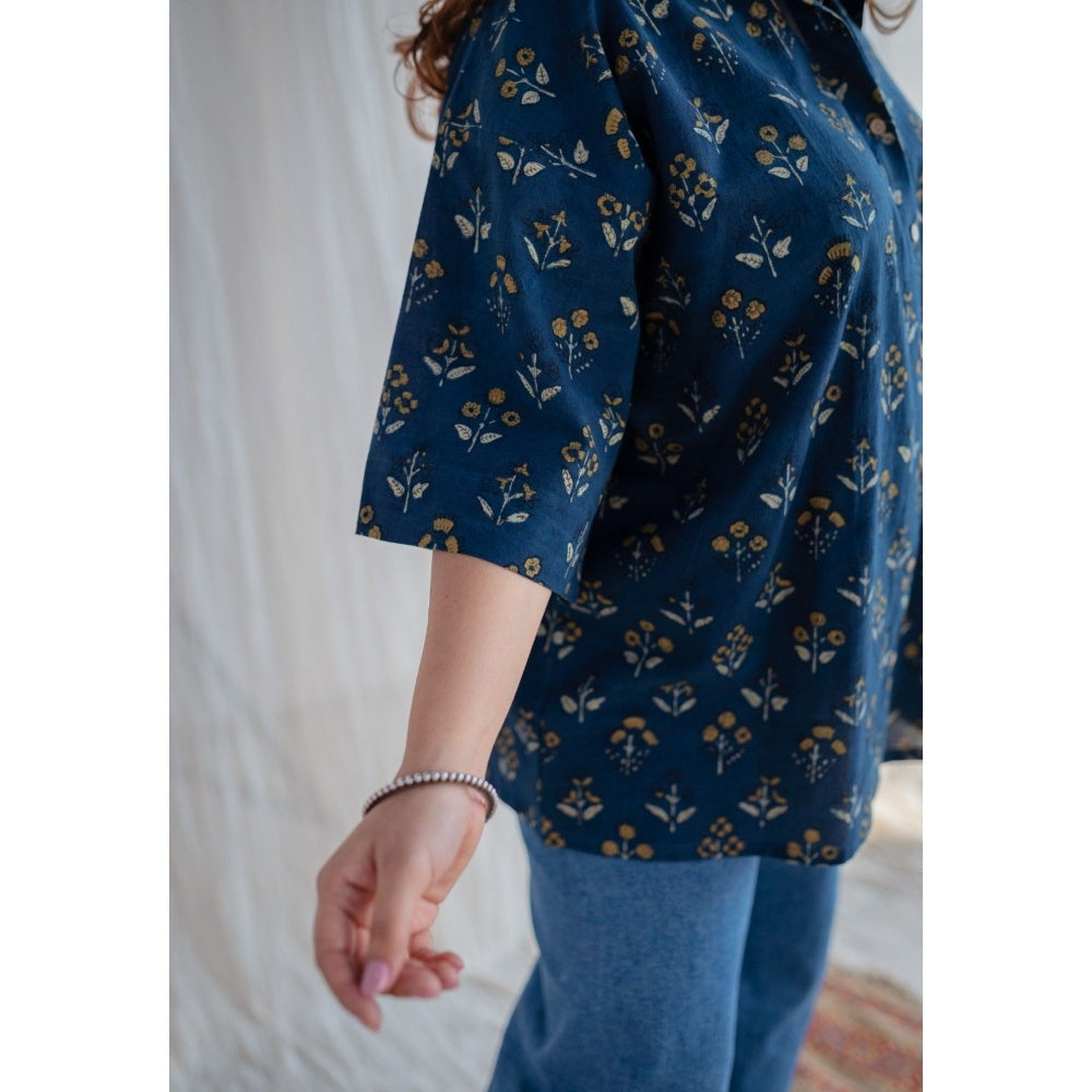 The Indian Ethnic Co. Ajrakh Cotton Shirt