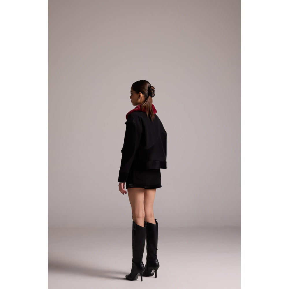 The Dapper Lady Black Sienna Shorts
