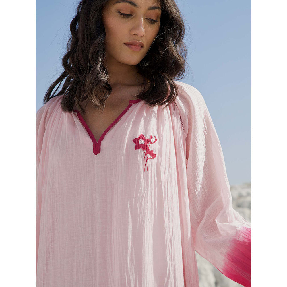 The Loom Art Tulip Rouge Pink and Red Dress with Slip (Set of 2)