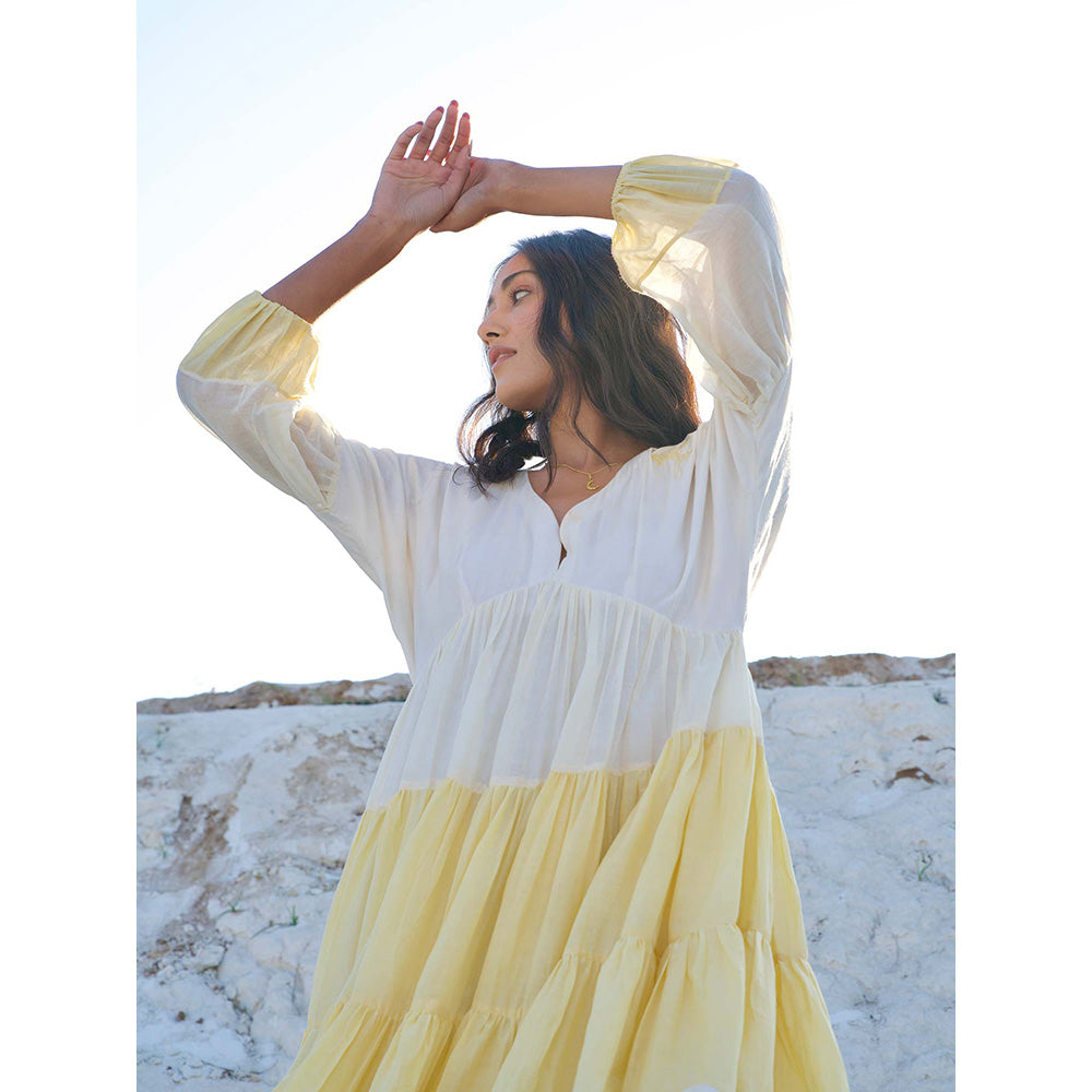 The Loom Art Dreamy Caramel Dress - Yellow