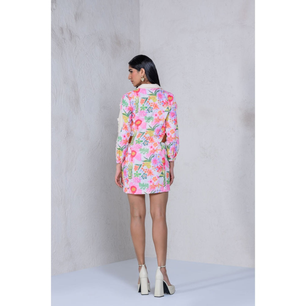 The Dramebaaz Company Petunia Power Shirt Dress