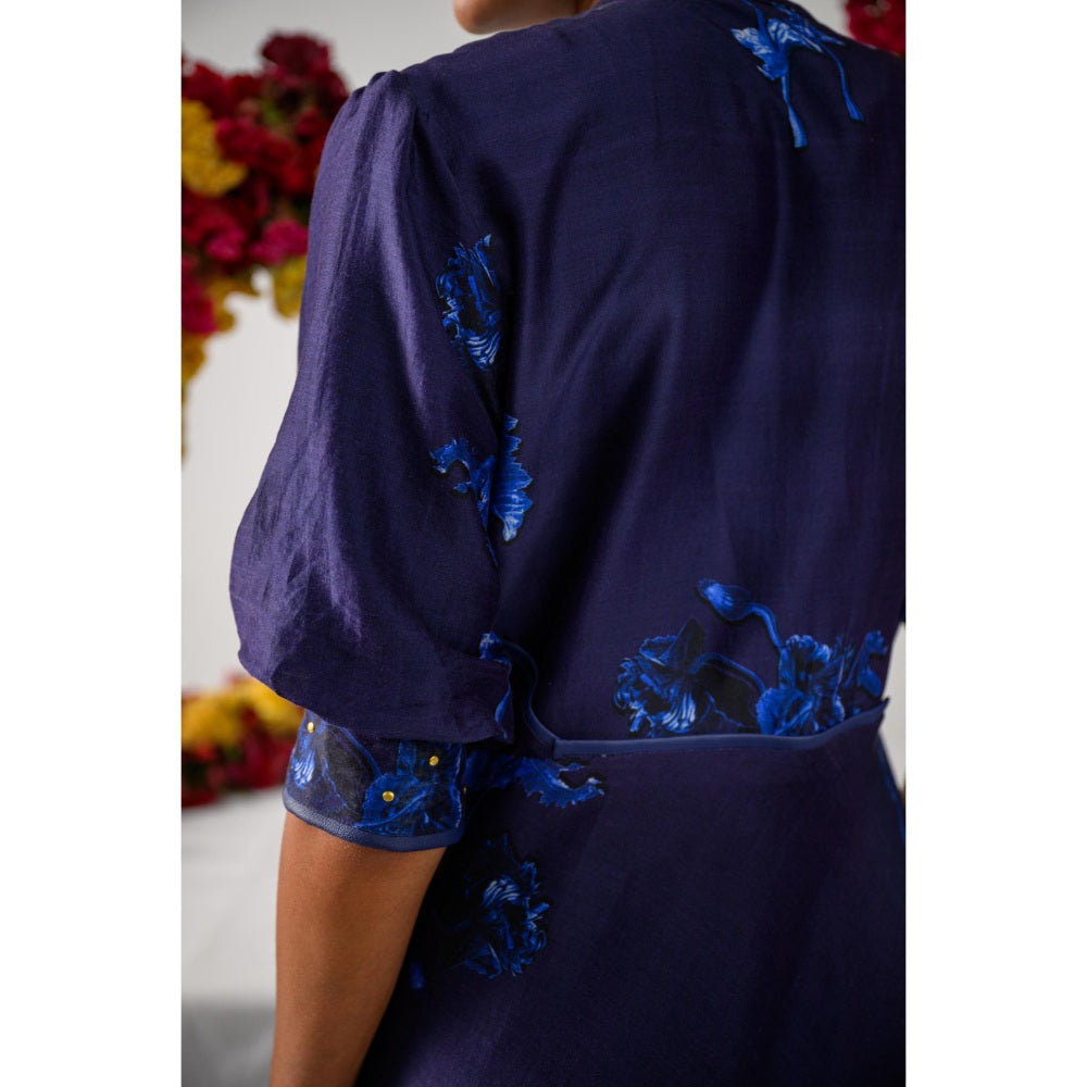 The Dramebaaz Company Admiral Sun Zipper Closure Dress