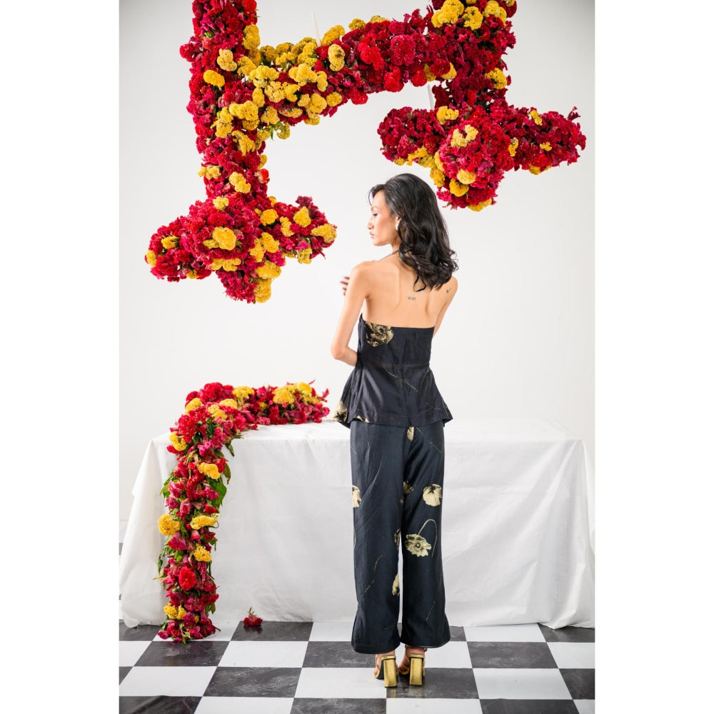 The Dramebaaz Company Shadow Queen Printed Top and Pant (Set of 2)