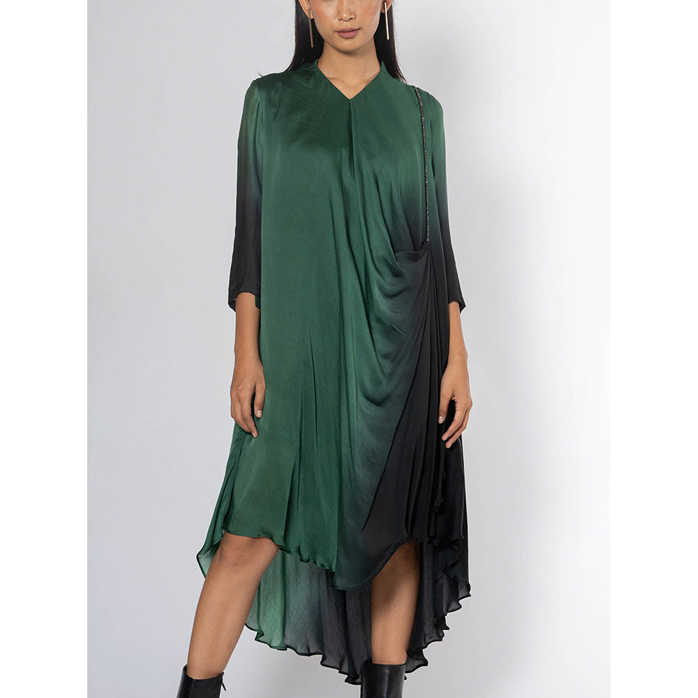 The Burnt Toast Green Midi Dress
