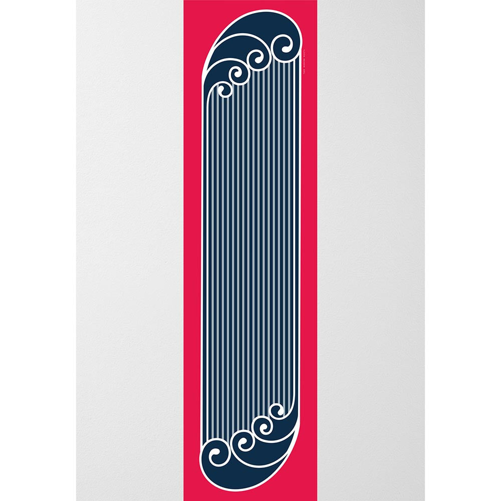 Thee Modern Roots Women Sleek Lines Silk Stole Navy Blue