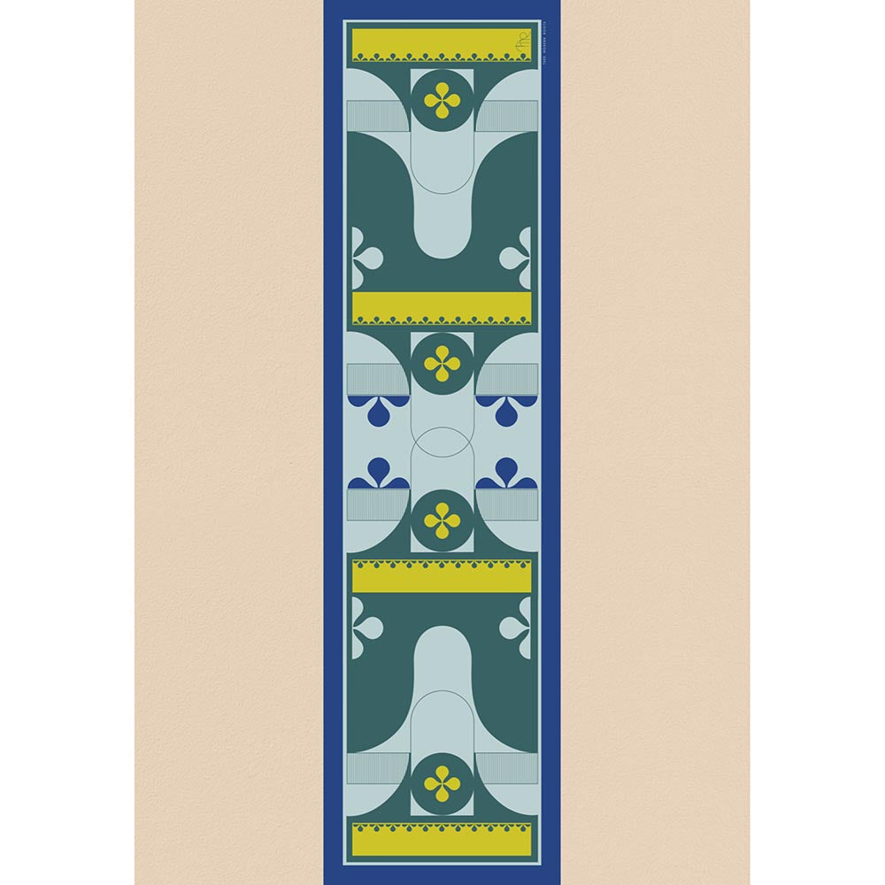 Thee Modern Roots Women La Muse's Whispers Silk Stole Green