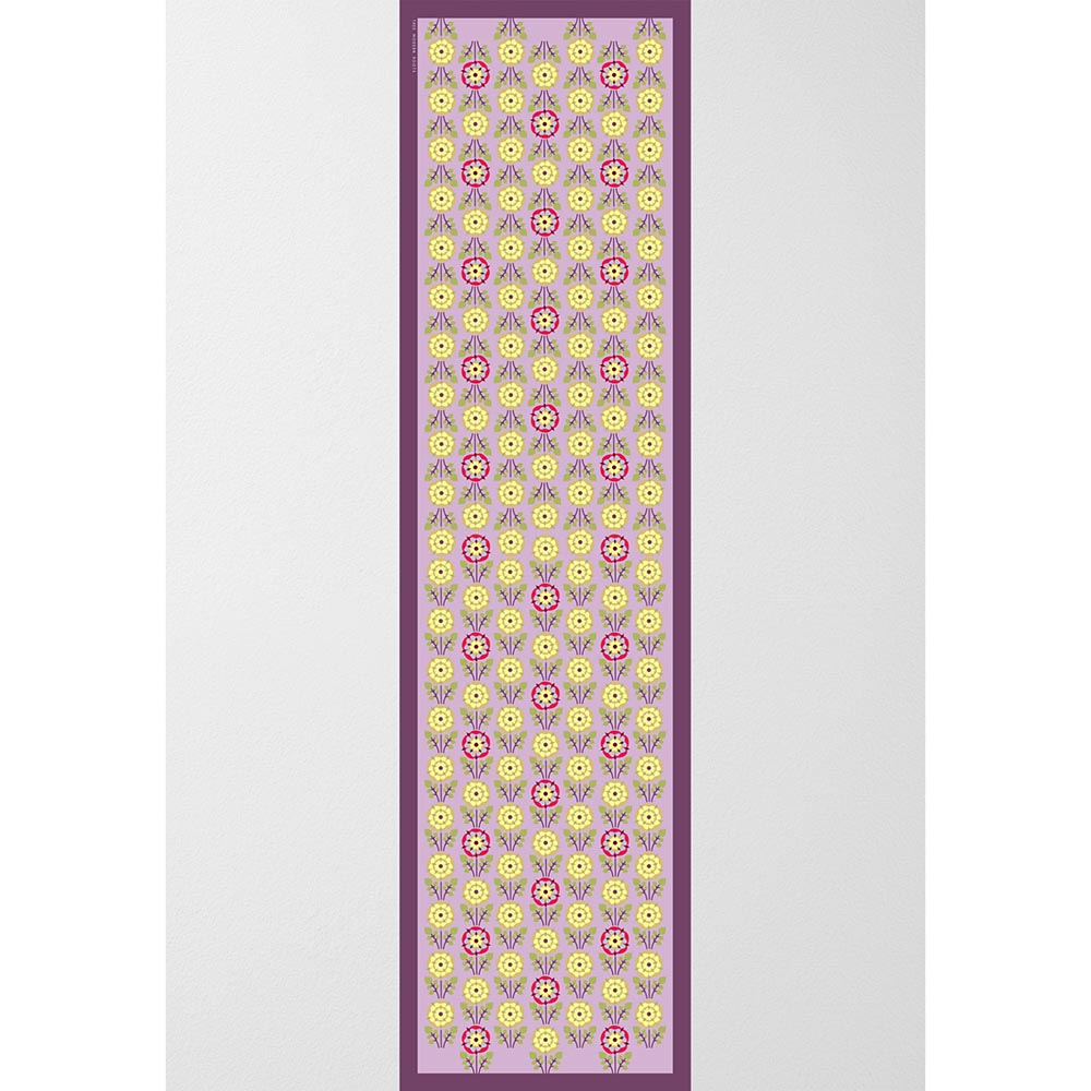 Thee Modern Roots Women Blooming Beauty Silk Stole Mauve