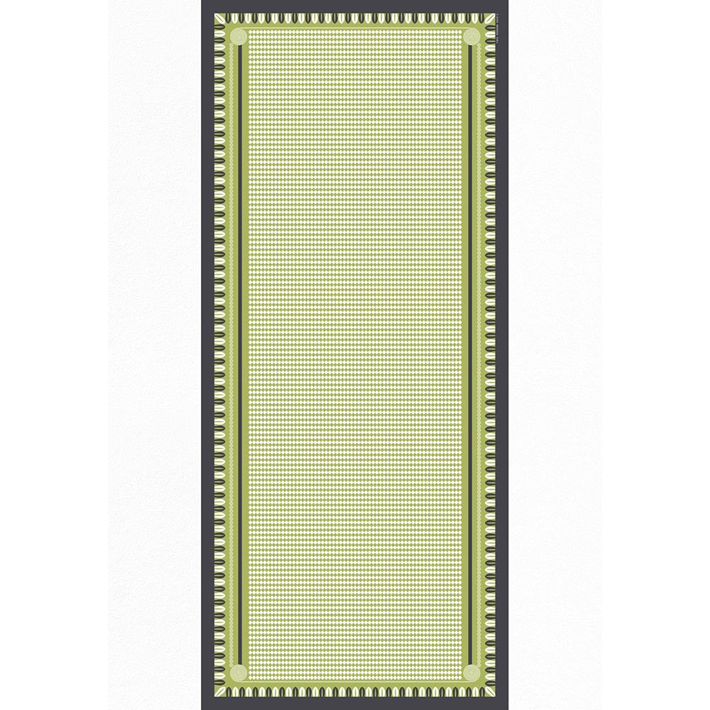 Thee Modern Roots Green Royal Mosaic Silk Dupatta