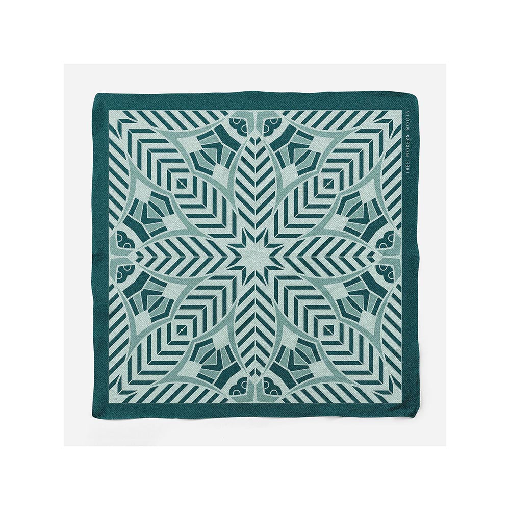 Thee Modern Roots Kaleidoscope Dreams Silk Pocket Square