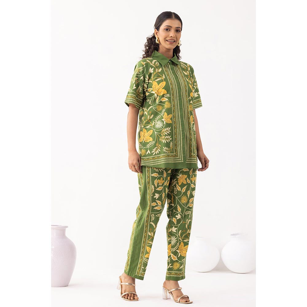 Thee Modern Roots Mystic Forest Green Shirt