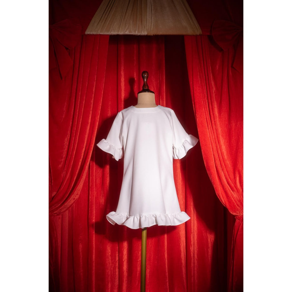 Tilsim by Sagarika Mehrotra Ivory Knots Dress