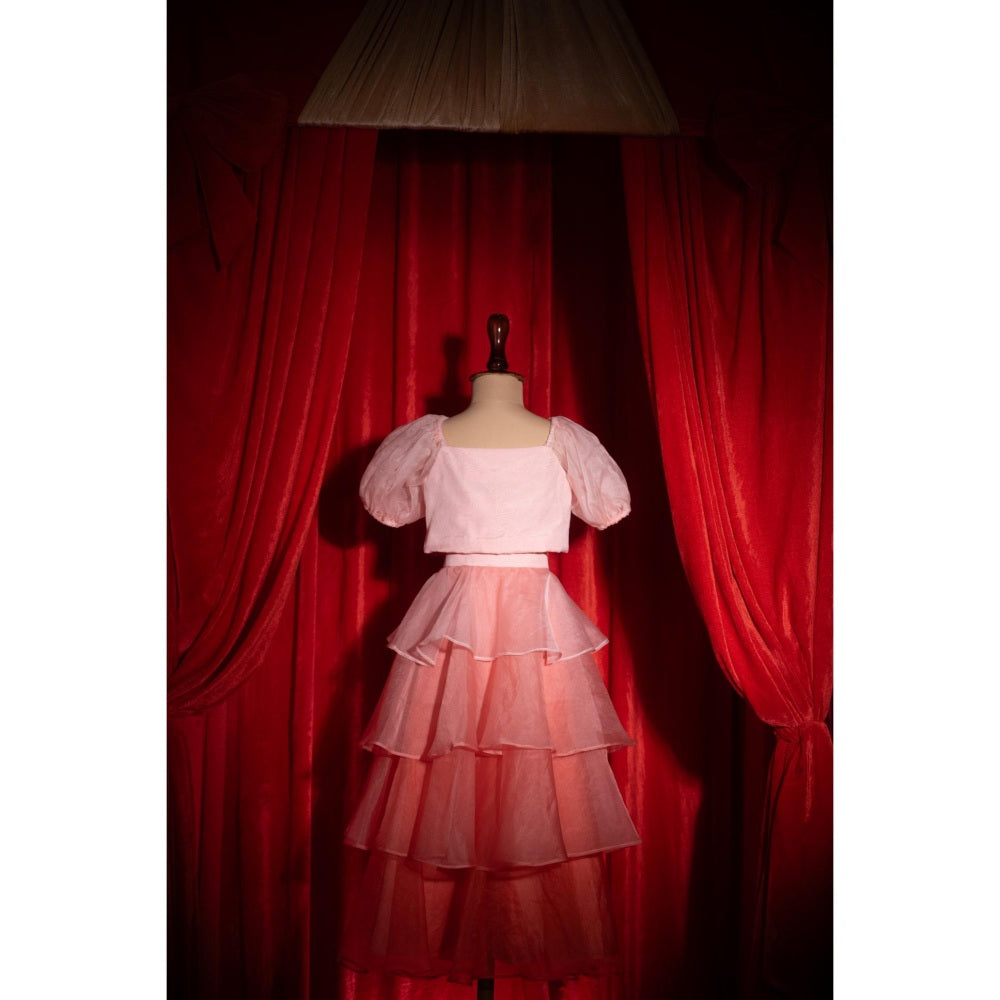 Tilsim by Sagarika Mehrotra Candy Hearts Top with Skirt