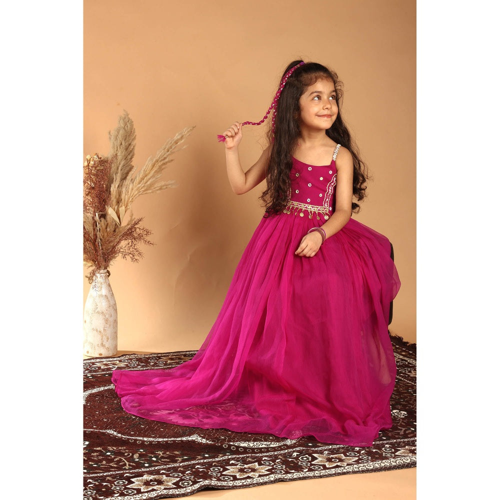 Tilsim by Sagarika Mehrotra Gulabi Grace Gown