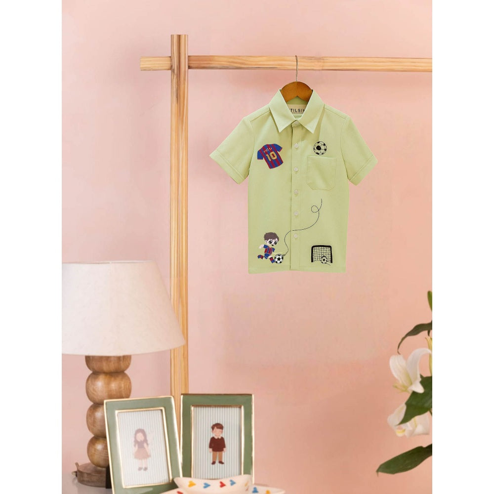 Tilsim by Sagarika Mehrotra Boy Football Fever Shirt