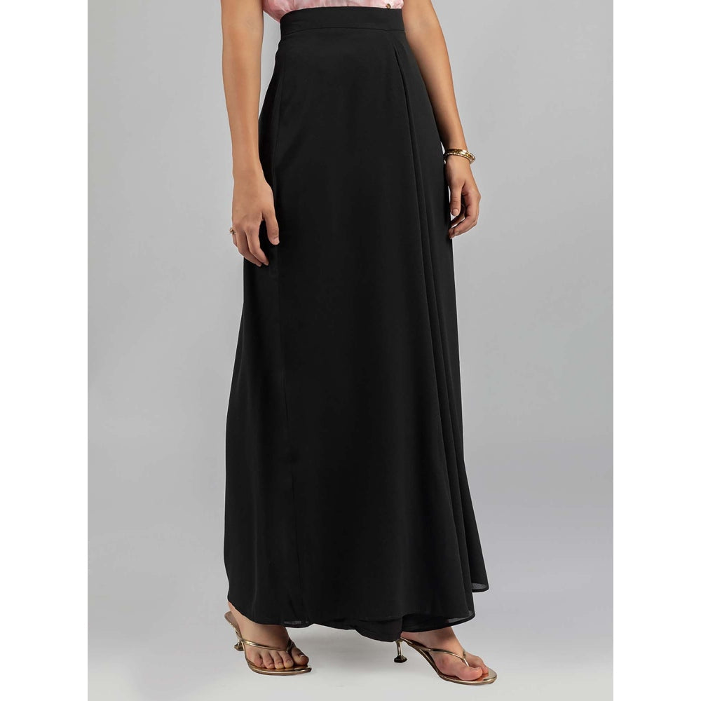 Torsha Black Midnight Flared Palazzo