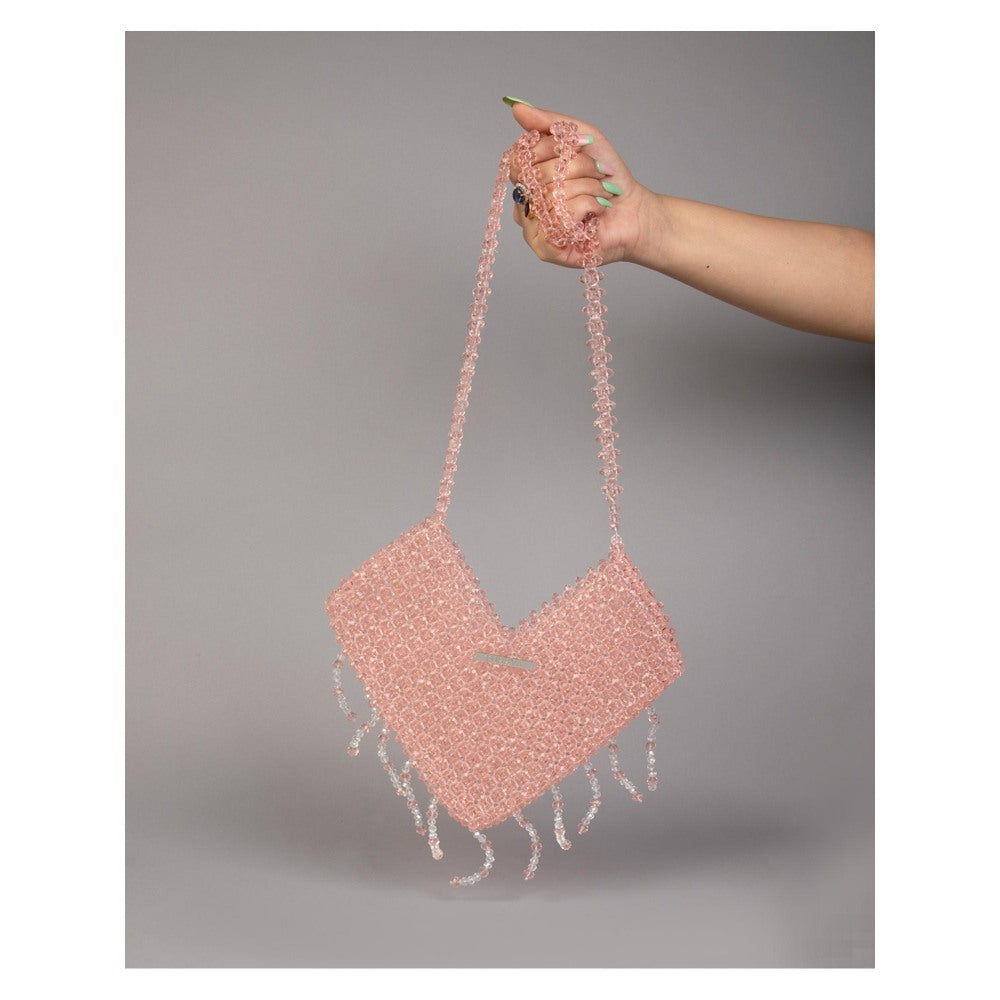 Tussya by Shreya by Shreya Glint - Crystal Sling Bag