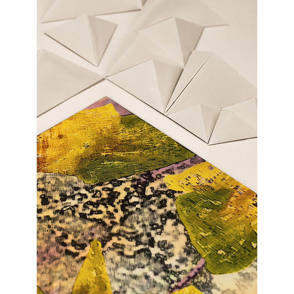 UNALLUME BY NISHA Multi-Colour Printed Pocket Square