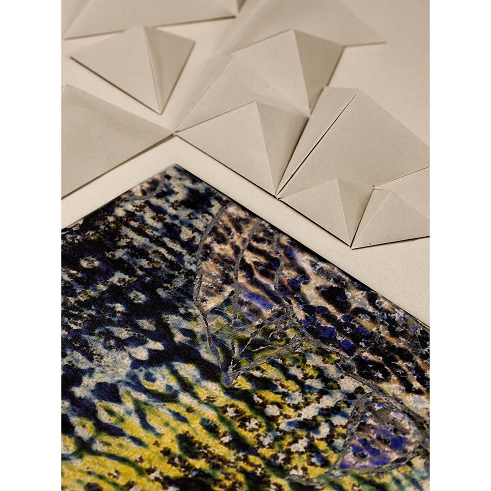 UNALLUME BY NISHA Multi-Colour Printed Pocket Square