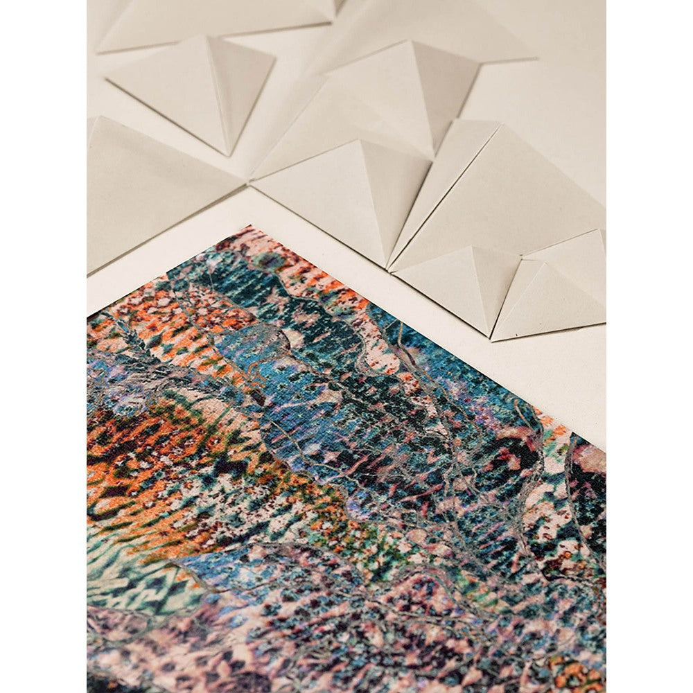 UNALLUME BY NISHA Multi-Colour Printed Pocket Square