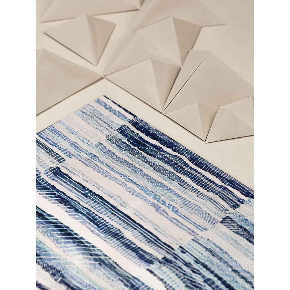 UNALLUME BY NISHA Multi-Colour Printed Pocket Square