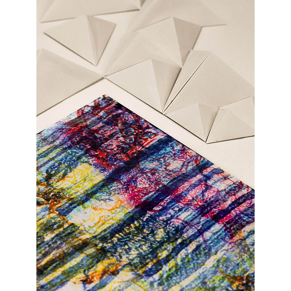 UNALLUME BY NISHA Multi-Colour Printed Pocket Square