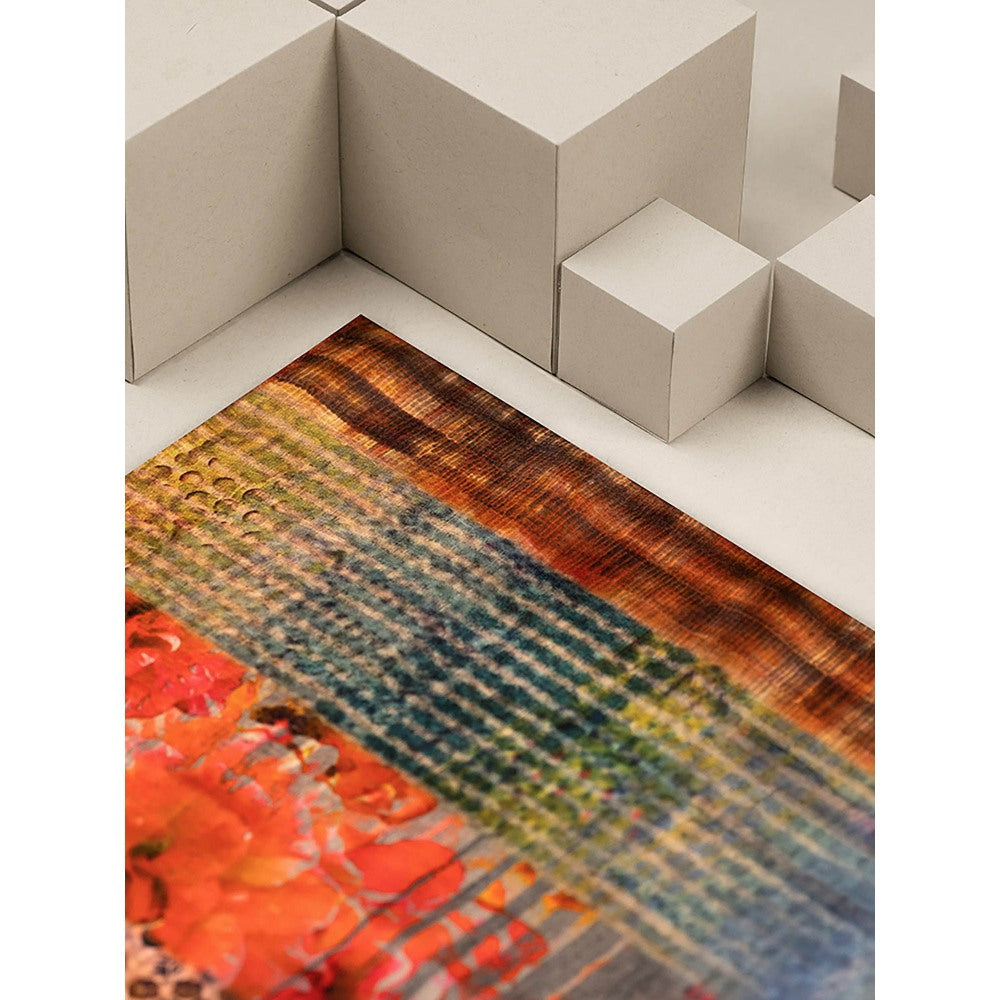 UNALLUME BY NISHA Multi-Colour Printed Pocket Square