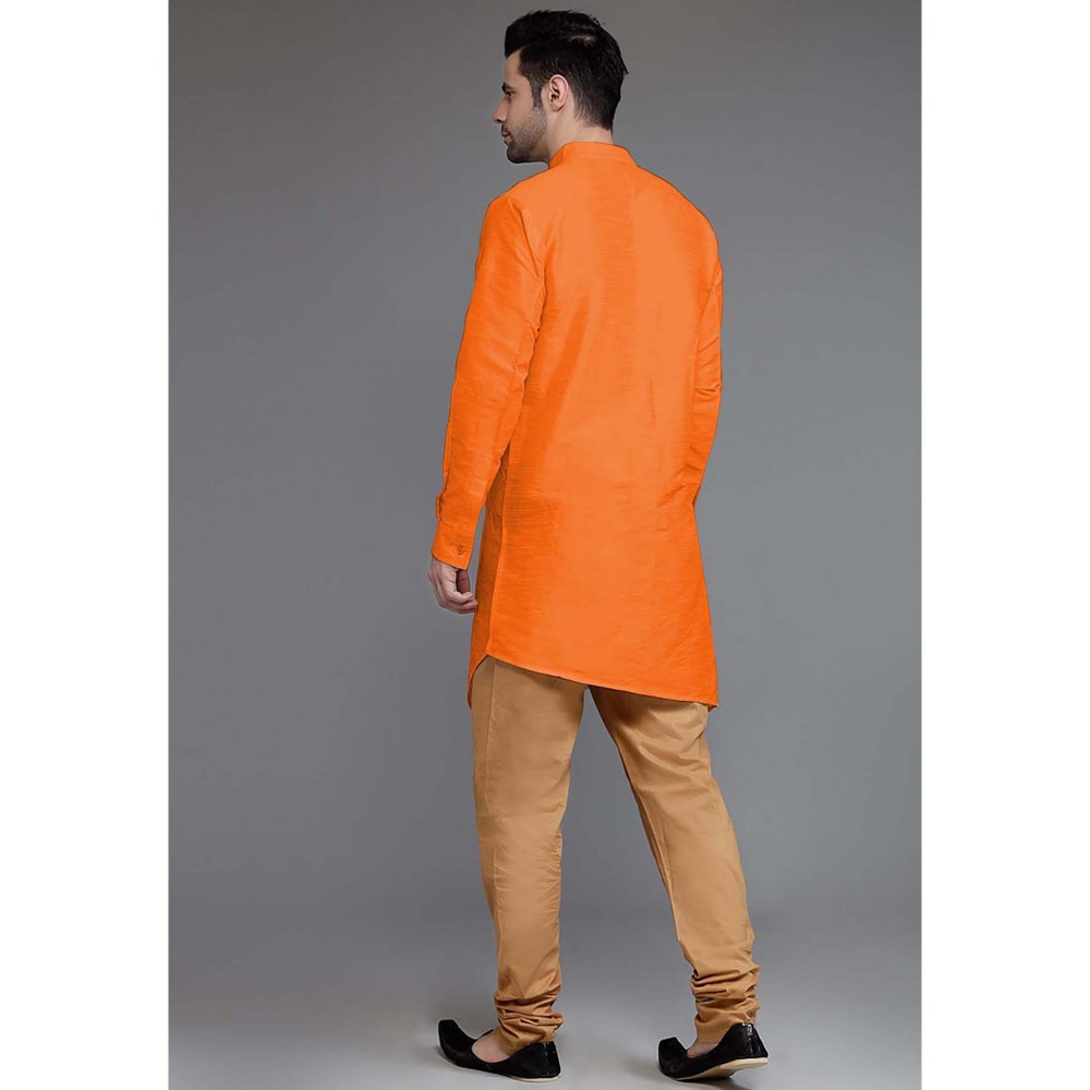UTSAV FASHION Orange Solid Kurta and Pant