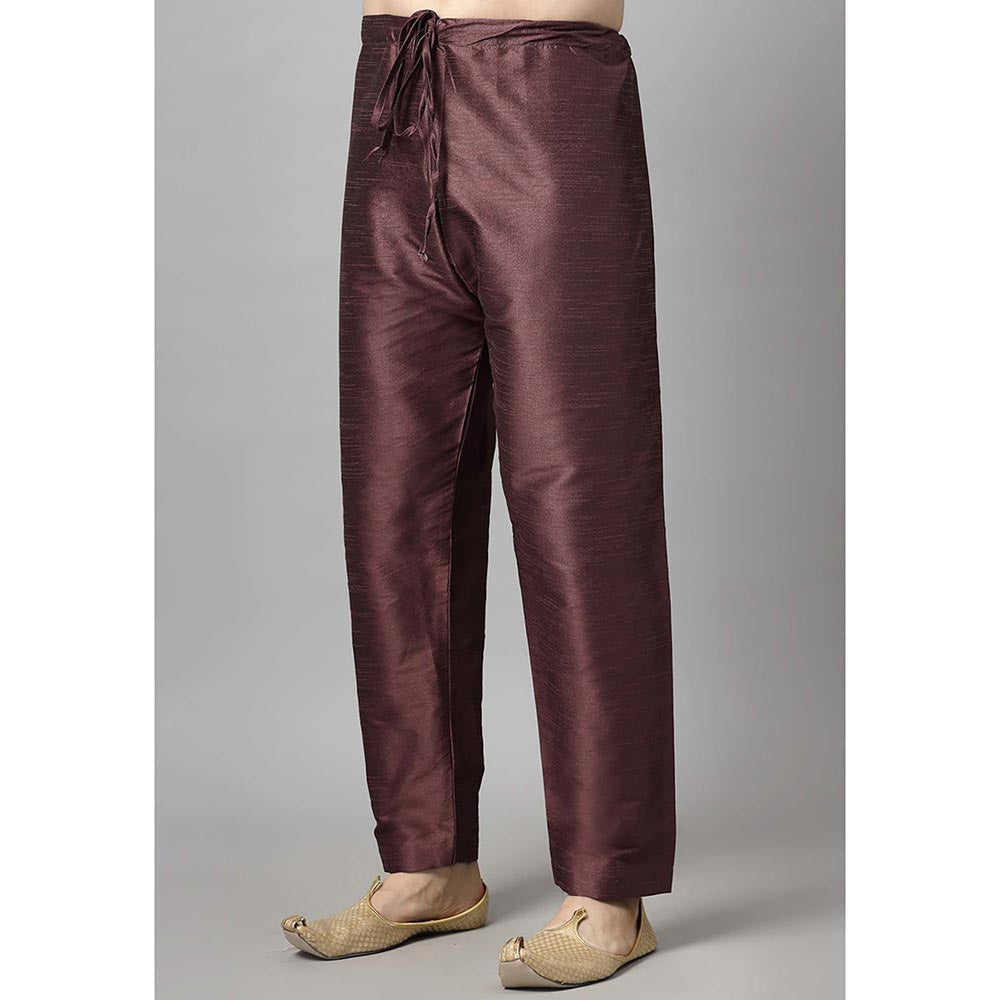 UTSAV FASHION Brown Solid Kurta and Pant
