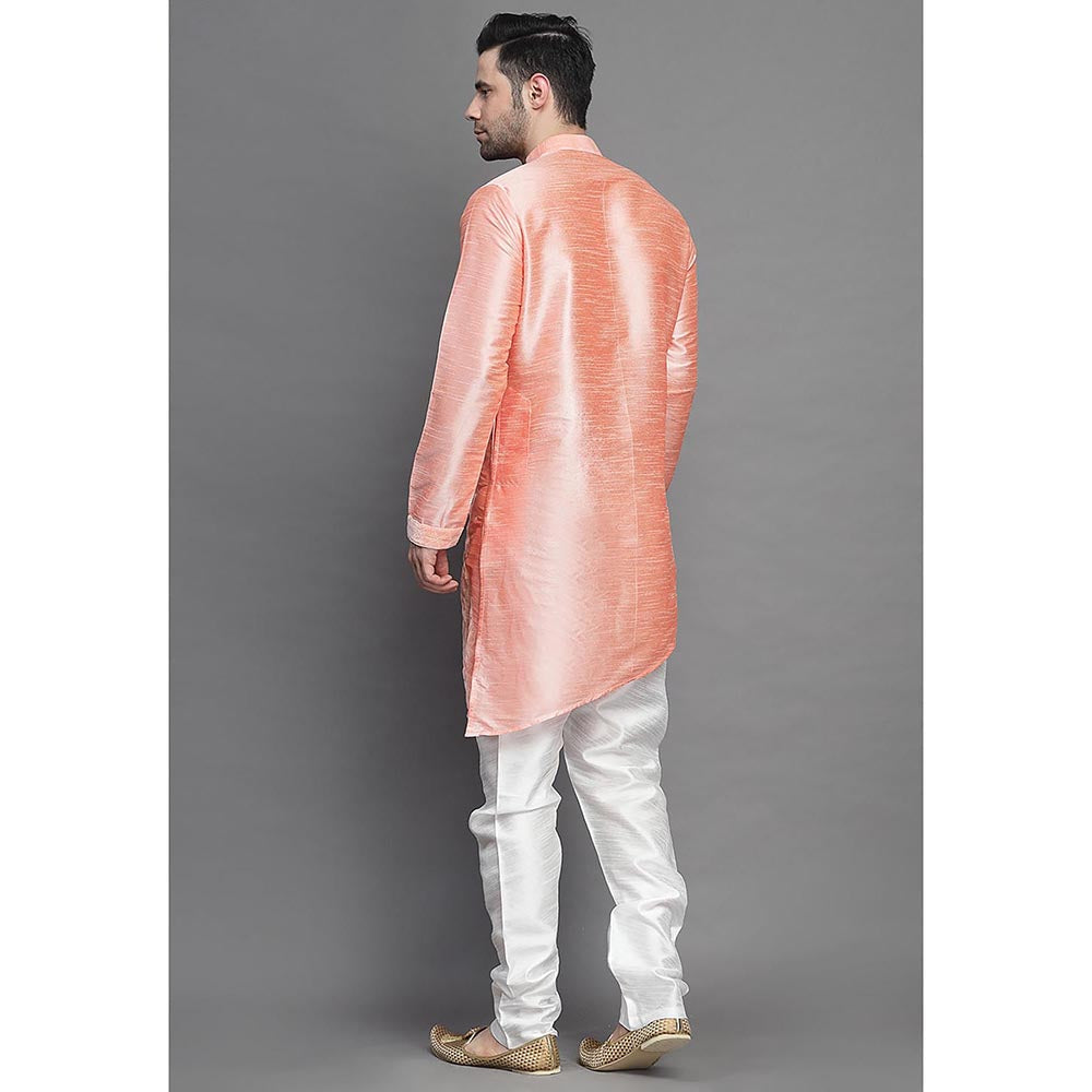 UTSAV FASHION Mandarin Collar Straight Kurta with Churidar