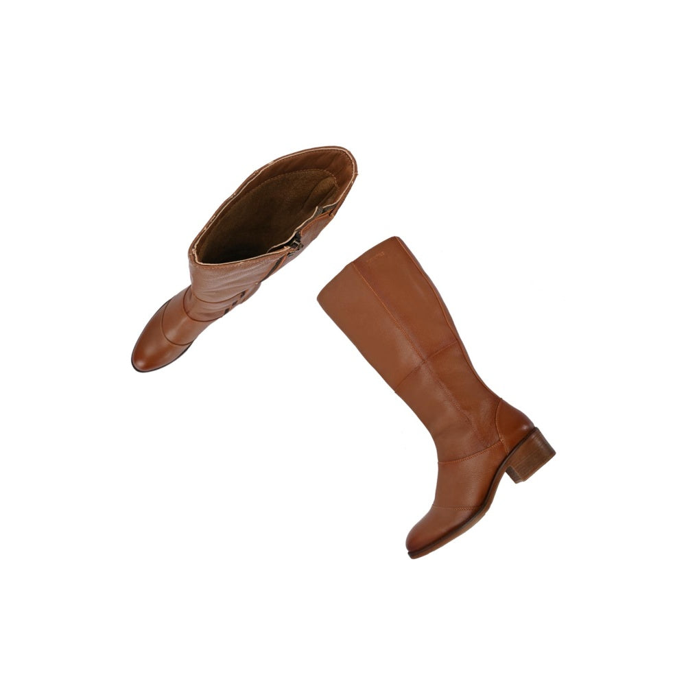 Valentino Women Tan Chelsea Boots