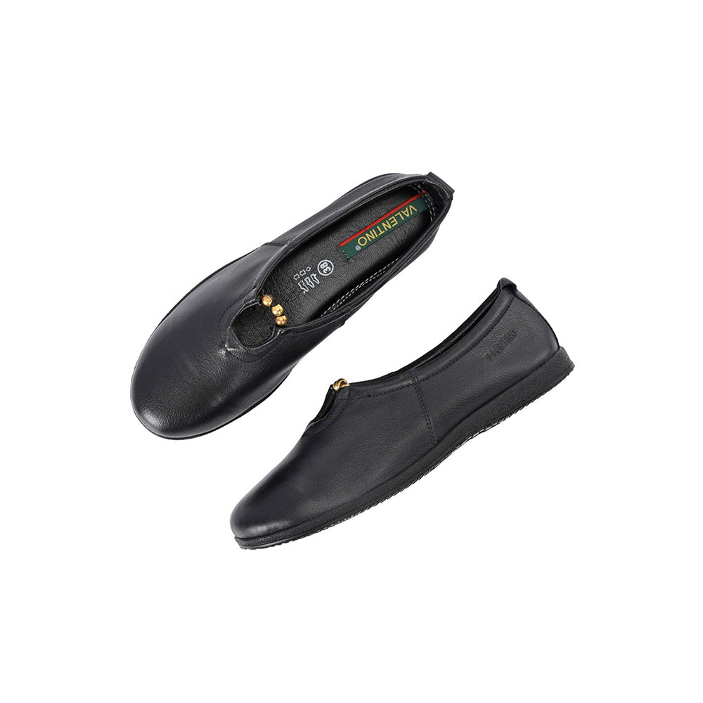 Valentino Women Black Premium Ballerina