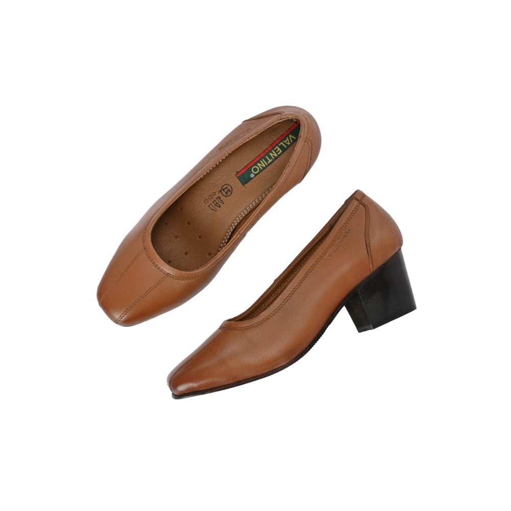 Valentino Women Premium Tan Heels