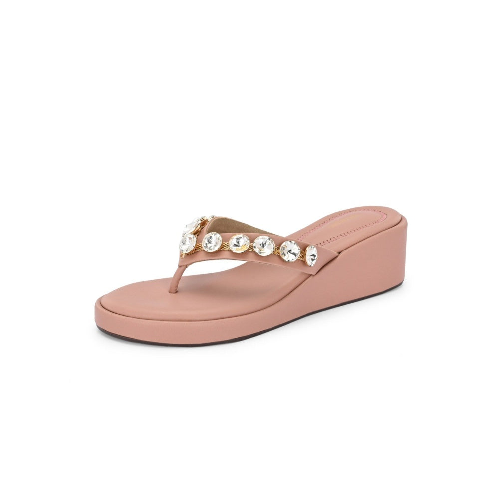 Valentino Women Premium Pink Wedges