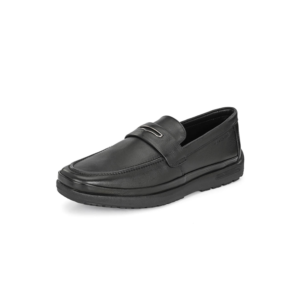 Valentino Men Black Casual Loafers