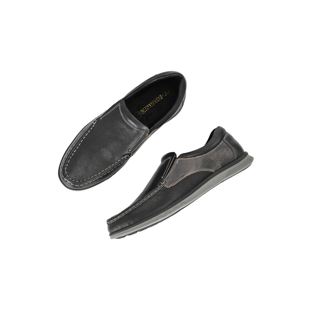 Valentino Men Black Casual Loafers