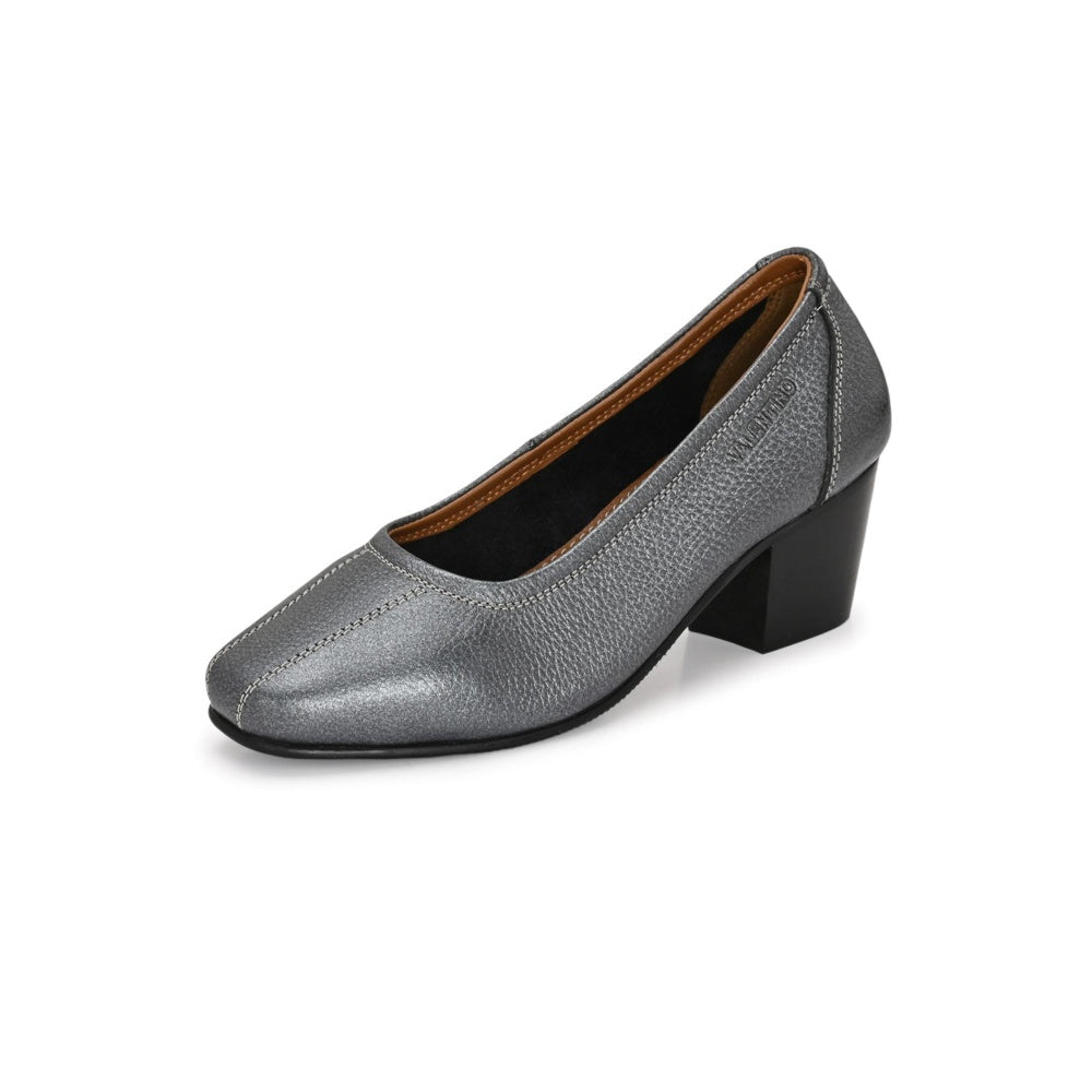 Valentino Women Grey Casual Loafers