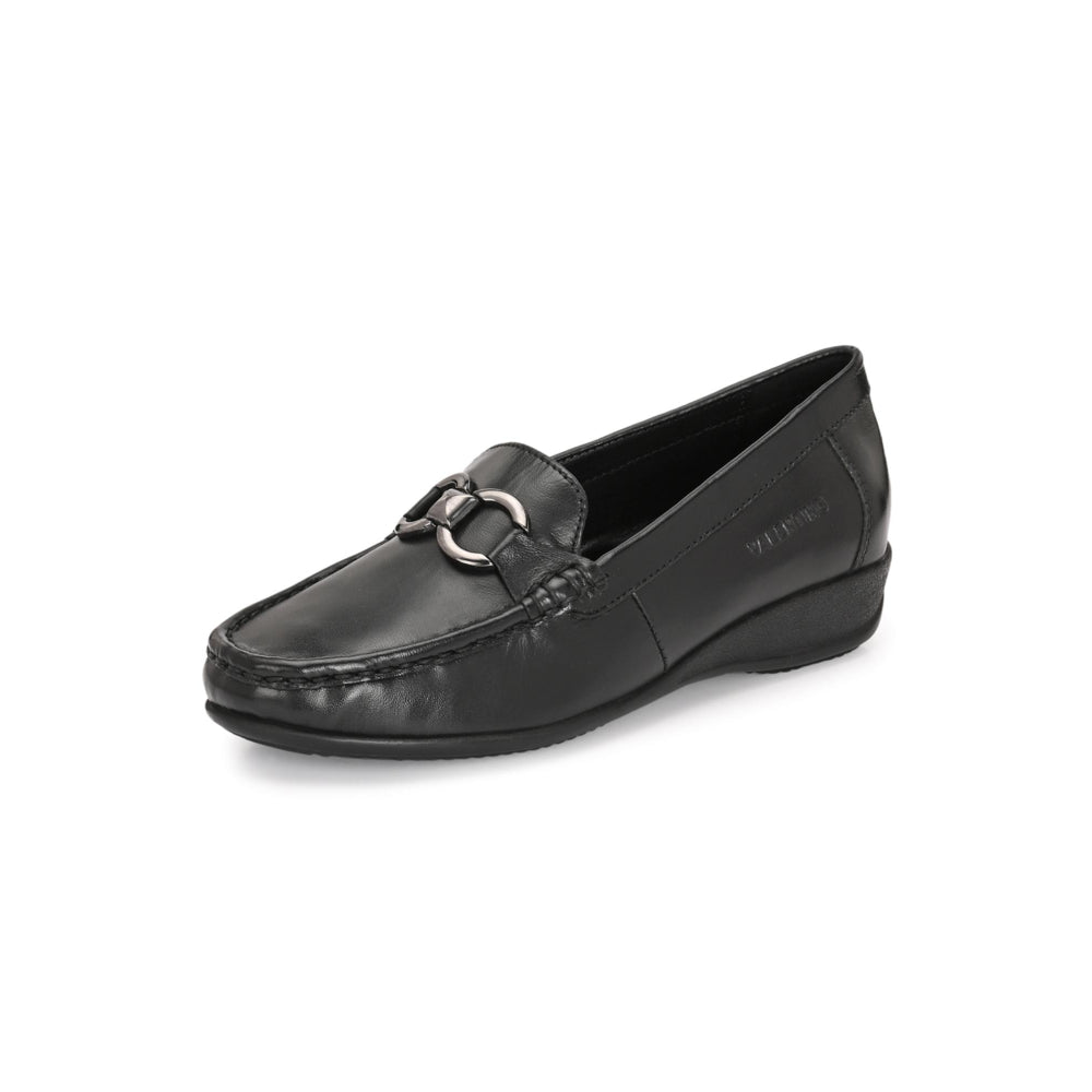 Valentino Women Black Casual Loafers