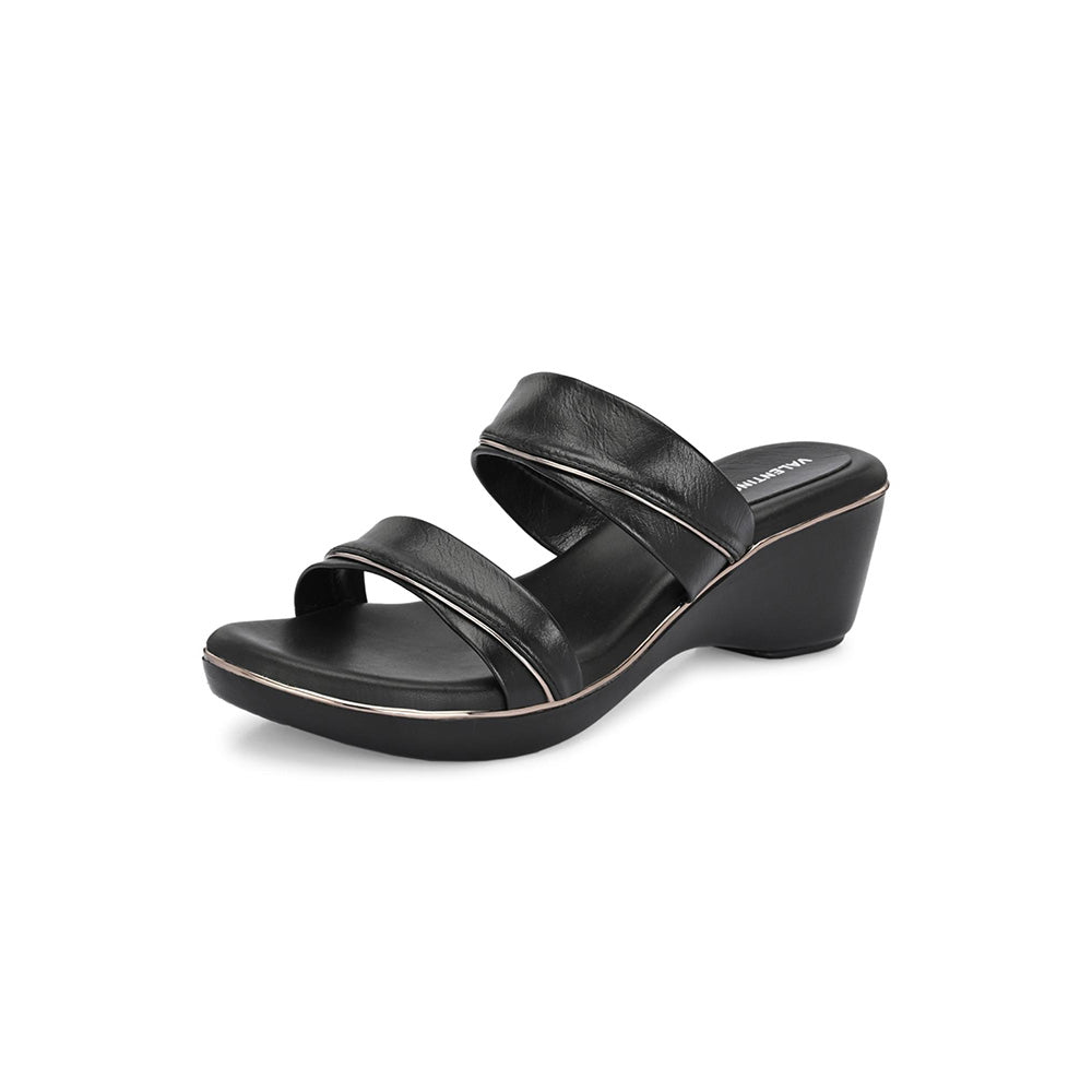 Valentino Women Black Sandal Heels