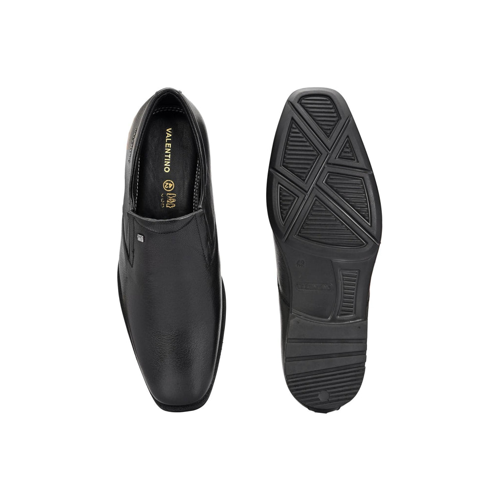 Valentino Men Premium Leather Slip-On Formal Loafer Shoes