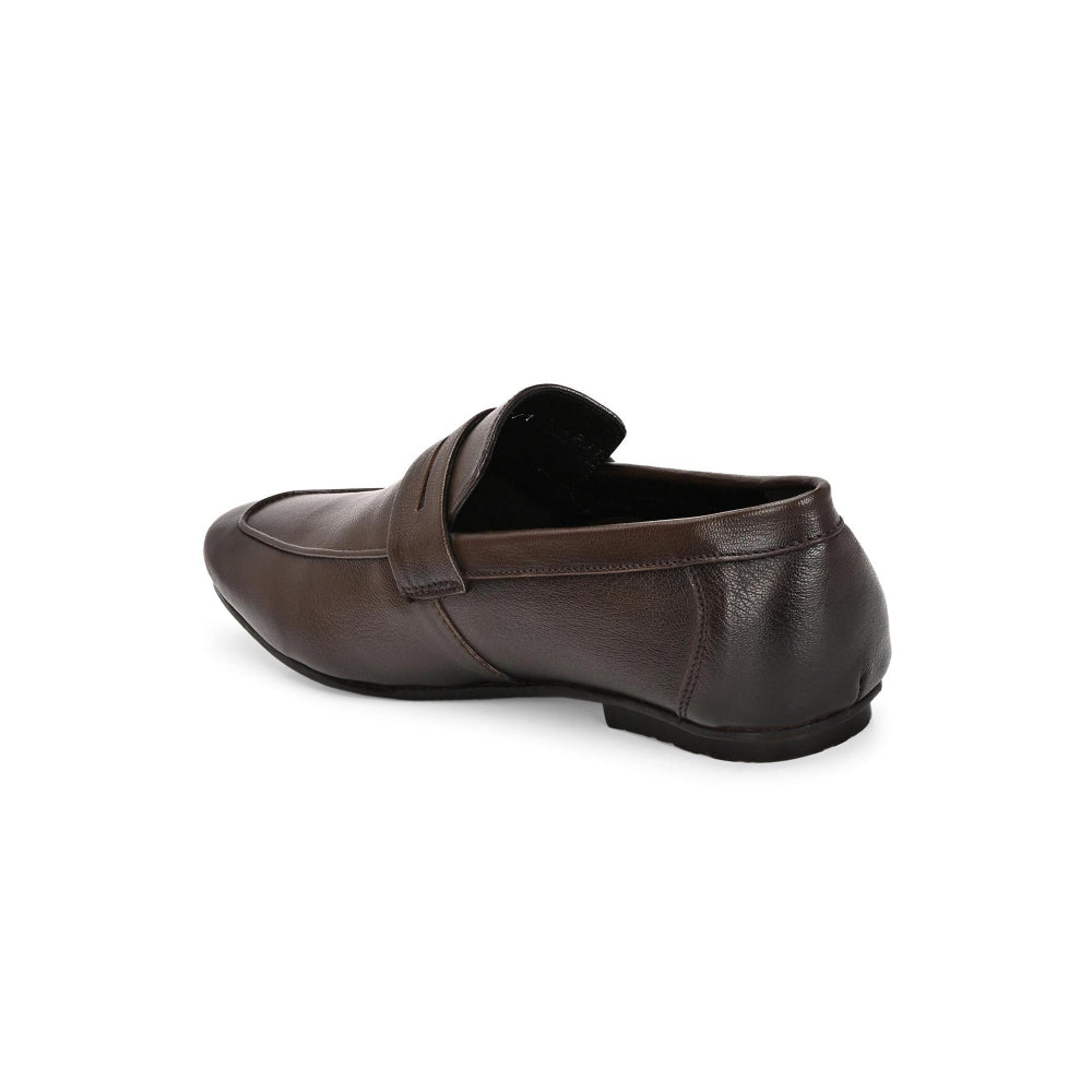 Valentino Men Premium Leather Slip On Loafer Shoes