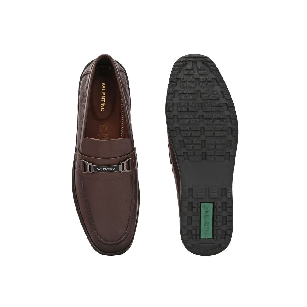 Valentino Men Premium Leather Formal Loafer Shoes