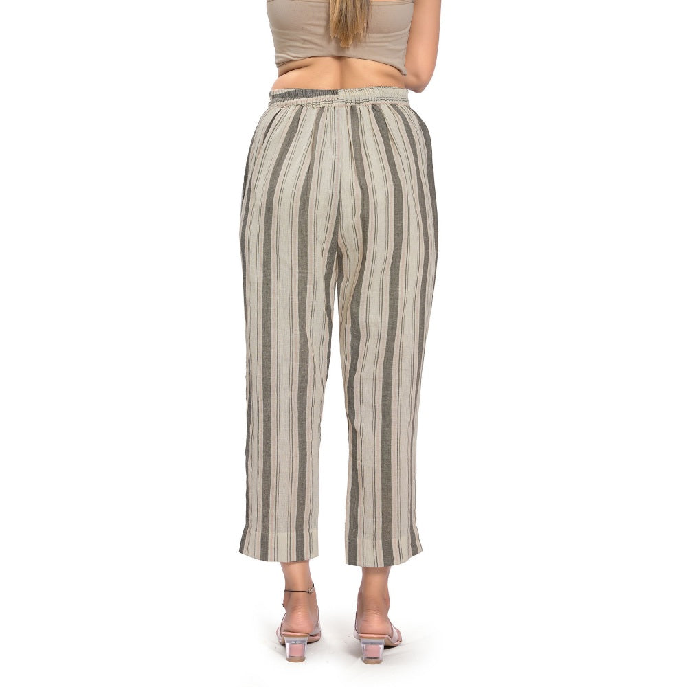 Vana Ethnics Sustainable Grey Cotton Pant