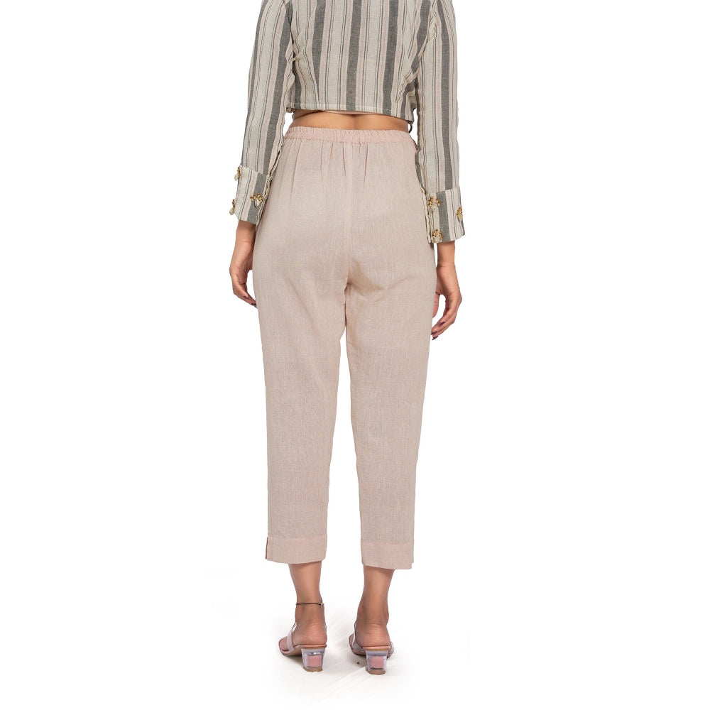 Vana Ethnics Sustainable Peach Cotton Pant