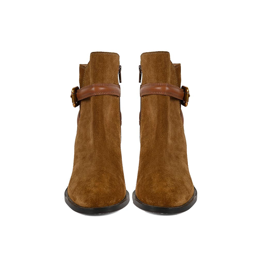 Vanilla Moon Tan Solid Plain Chelsea Boots