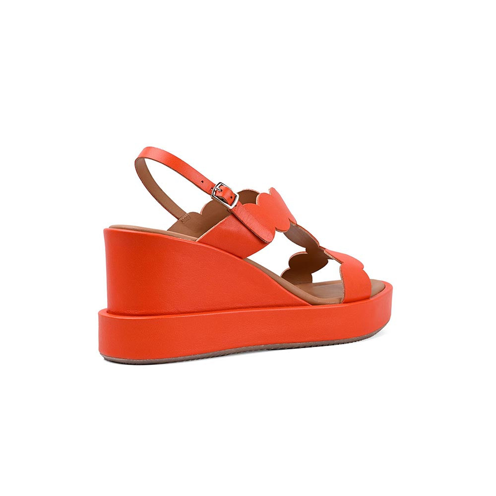 Vanilla Moon Oberoi Buckle Heels - Orange